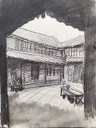 朱建路老師場(chǎng)景素描傳統(tǒng)