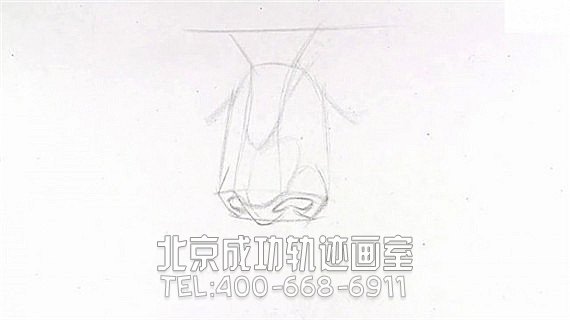 素描鼻子畫法步驟圖片教程